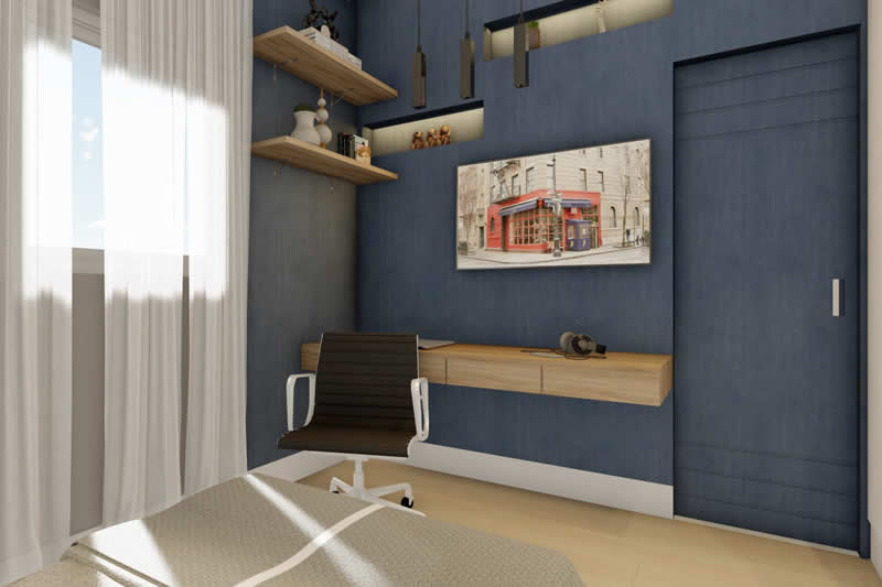 Quarto azul