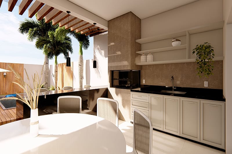 Planta de casa de esquina