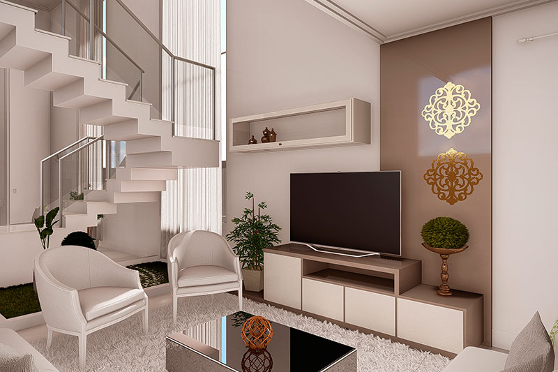 Planta de casa neoclássica