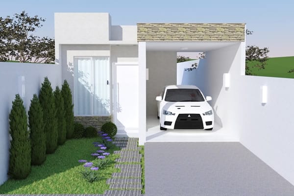 Casa para um carro
