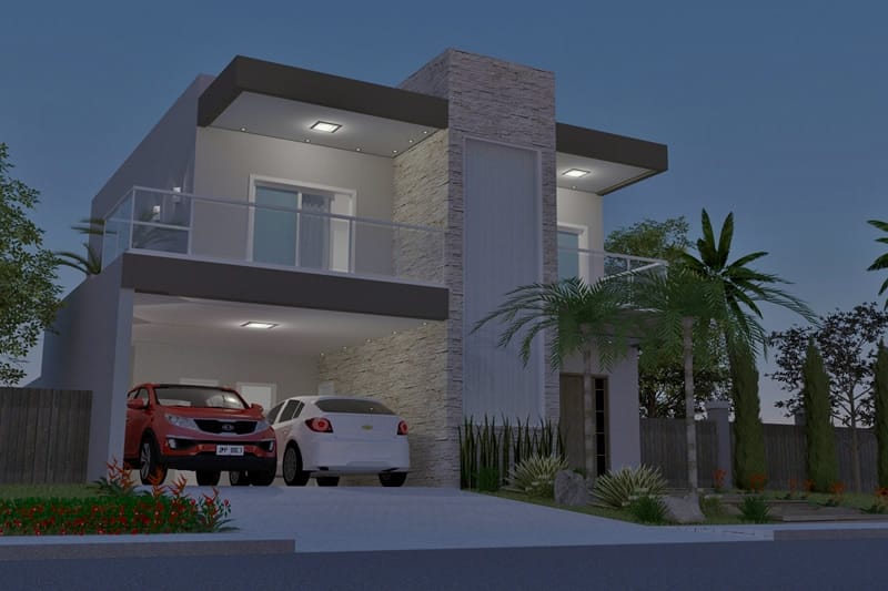 Casa com dois andares